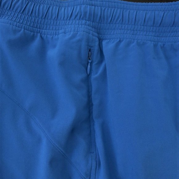 Men's RHONE 2 in 1 Training Running Shorts M 7" Inseam Blue Compression - Picture 15 of 16